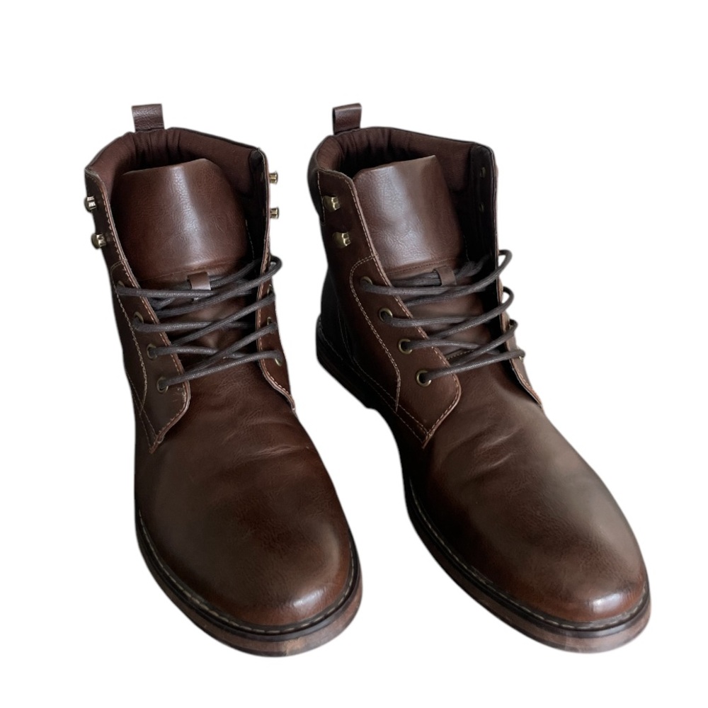 Club Room Men's Westin Lace-Up Boots Tan Size 12